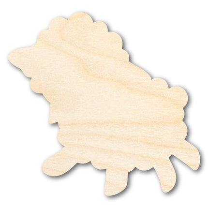 Unfinished Cute Lamb Shape | Easter | DIY Craft Cutout | up to 46" DIY