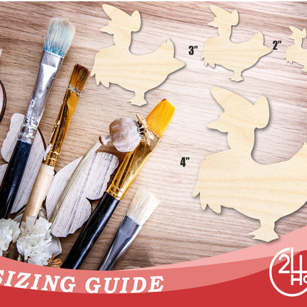 Unfinished Mother Goose Wood Cutout Shape | DIY Craft Cutout | up to 46" DIY