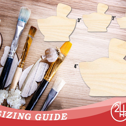 Unfinished Chips and Salsa Shape | DIY Craft Cutout | up to 46" DIY