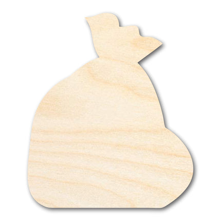 Unfinished Trash Bag Shape | DIY Craft Cutout | up to 46" DIY