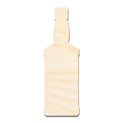 Unfinished Whisky Bottle Shape | DIY Craft Cutout | up to 46" DIY