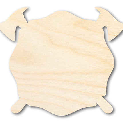 Unfinished Firefighter Symbol Shape | DIY Craft Cutout | up to 46" DIY