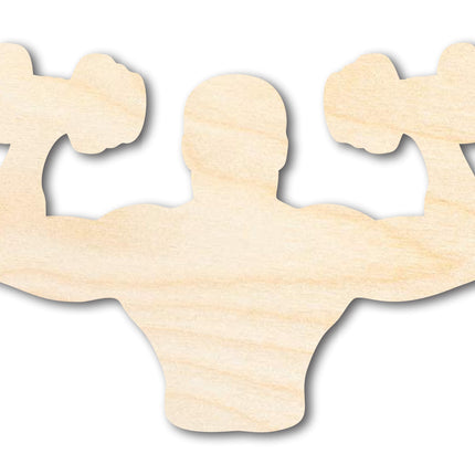 Unfinished Body Builder Shape | DIY Craft Cutout | up to 46" DIY