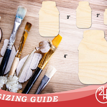Unfinished Mayonnaise Shape | DIY Craft Cutout | up to 46" DIY