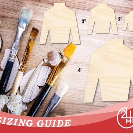 Unfinished Jockey Silk Shape | DIY Craft Cutout | up to 46" DIY