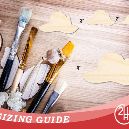 Unfinished Fascinator Hat Silhouette | DIY Craft Cutout | up to 46" DIY