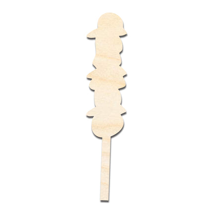 Unfinished Kebab Shape | DIY Craft Cutout | up to 46" DIY