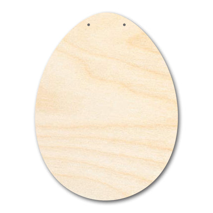Unfinished Egg Door Hanger | DIY Craft Cutout | Door Hanger | up to 46" DIY