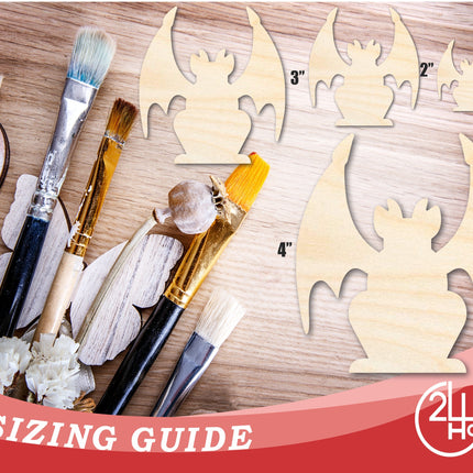Unfinished Gargoyle Shape | DIY Craft Cutout | up to 46" DIY
