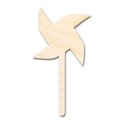 Unfinished Wood Pinwheel Shape | DIY Craft Cutout | up to 46" DIY