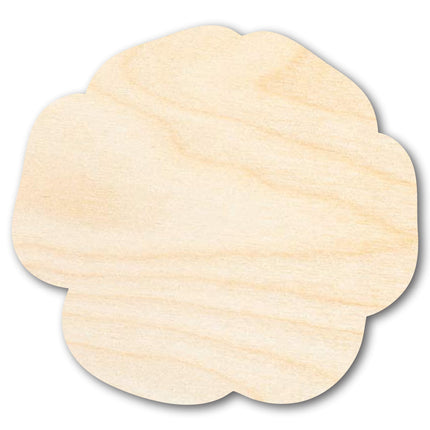 Unfinished Wood Poppy Flower Shape | DIY Craft Cutout | up to 46" DIY