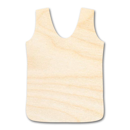 Unfinished Wood Hunting Vest Shape | DIY Craft Cutout | up to 46" DIY