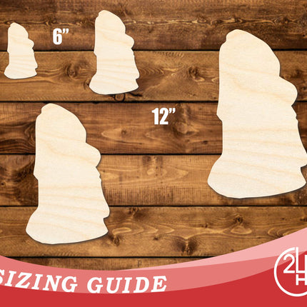 Unfinished Wood Easter Island Statue Shape | DIY Craft Cutout | up to 46" DIY