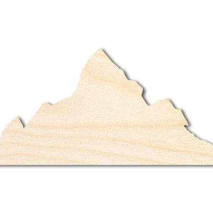 Unfinished Wood Mount Everest Shape | DIY Craft Cutout | up to 46" DIY