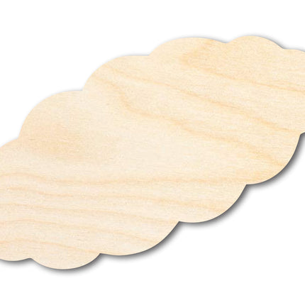Unfinished Wood Challah Bread Shape | DIY Craft Cutout | up to 46" DIY