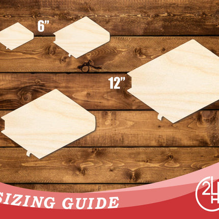Unfinished Wood Religious Book Shape | DIY Craft Cutout | up to 46" DIY