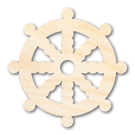 Unfinished Wood Buddhism Symbol Shape | DIY Craft Cutout | up to 46" DIY