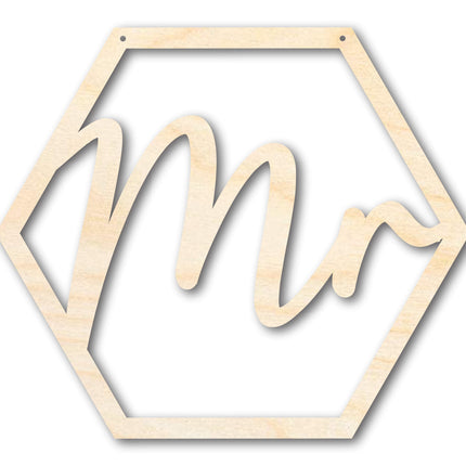 Unfinished Wood Mr. Chair Sign | DIY Craft Cutout | up to 46" DIY