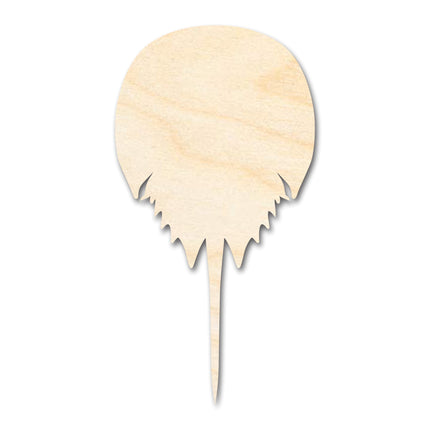 Unfinished Wood Horseshoe Crab Shape | DIY Craft Cutout | up to 46" DIY
