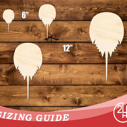 Unfinished Wood Horseshoe Crab Shape | DIY Craft Cutout | up to 46" DIY