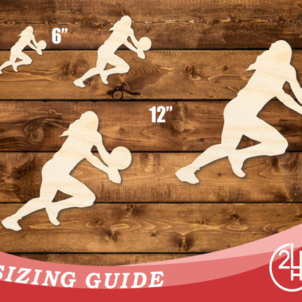 Unfinished Wood Volleyball Receive Shape | DIY Craft Cutout | up to 46" DIY