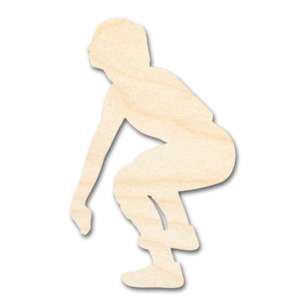 Unfinished Wood Volleyball Bump Shape | DIY Craft Cutout | up to 46" DIY
