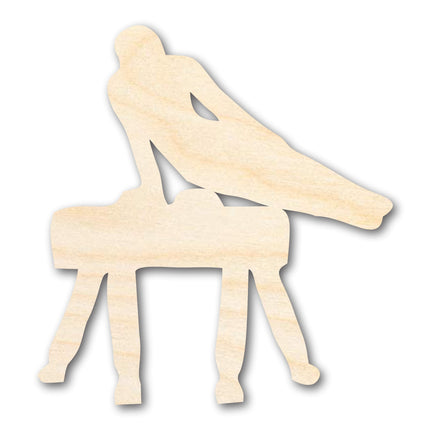 Unfinished Wood Pommel Horse Shape | DIY Craft Cutout | up to 46" DIY