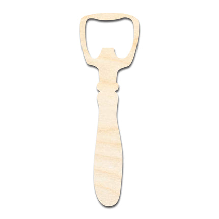 Unfinished Wood Bottle Opener Shape | DIY Craft Cutout | up to 46" DIY