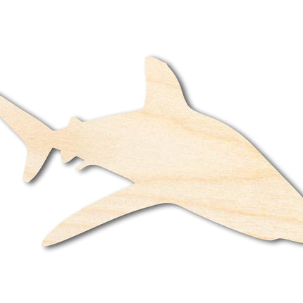 Unfinished Wood Sand Tiger Shark Shape | DIY Craft Cutout | up to 46" DIY