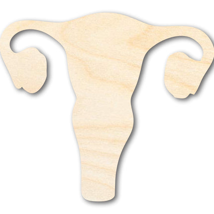 Unfinished Wood Uterus Shape | DIY Craft Cutout | up to 46" DIY