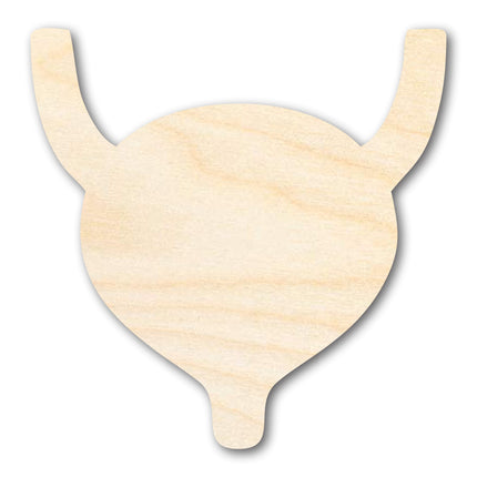 Unfinished Wood Bladder Shape | DIY Craft Cutout | up to 46" DIY