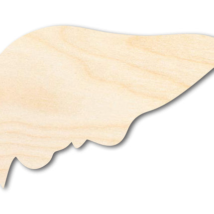 Unfinished Wood Liver Shape | DIY Craft Cutout | up to 46" DIY