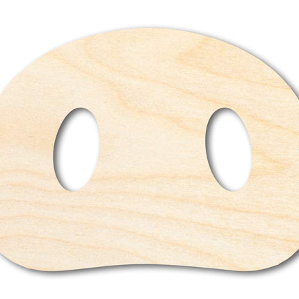 Unfinished Wood Pig Nose Shape | DIY Craft Cutout | up to 46" DIY