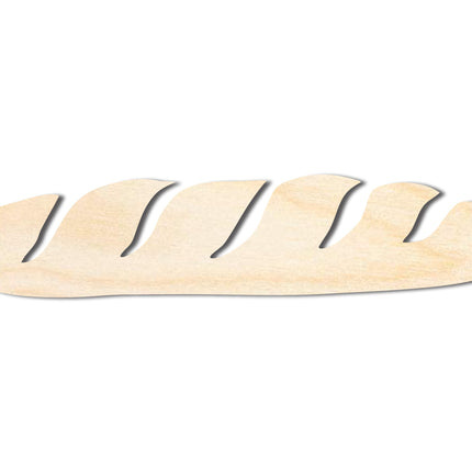 Unfinished Wood Baguette Shape | DIY Craft Cutout | up to 46" DIY