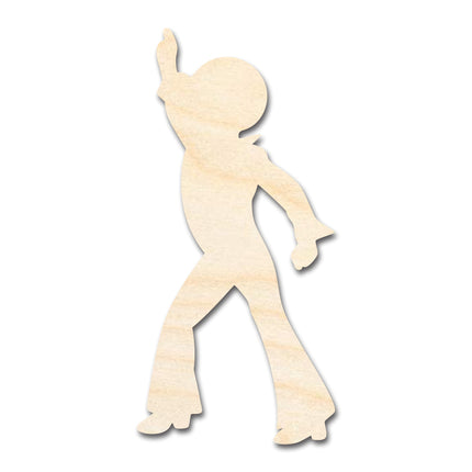 Unfinished Wood Disco Man Shape | DIY Craft Cutout | up to 46" DIY