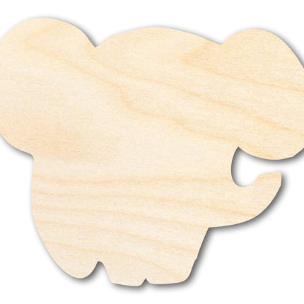 Unfinished Wood Cartoon Elephant Shape | DIY Craft Cutout | up to 46" DIY