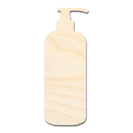 Unfinished Wood Lotion Bottle Shape | DIY Craft Cutout | up to 46" DIY