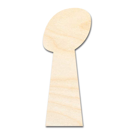 Unfinished Wood Football Trophy Shape | DIY Craft Cutout | up to 46" DIY
