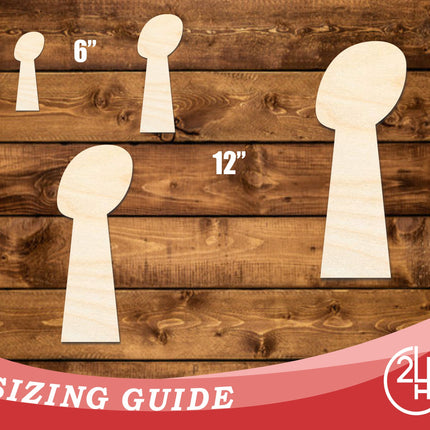 Unfinished Wood Football Trophy Shape | DIY Craft Cutout | up to 46" DIY