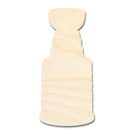Unfinished Wood Hockey Trophy Shape | DIY Craft Cutout | up to 46" DIY