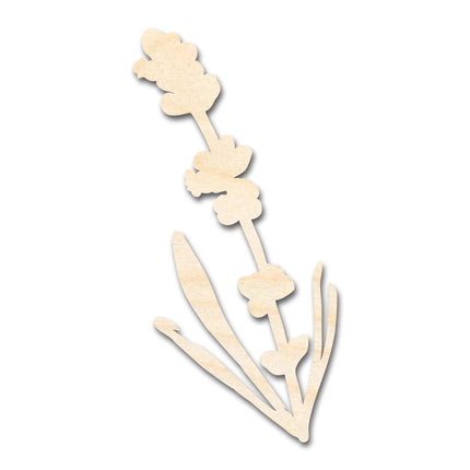 Unfinished Wood Lavender Shape | DIY Craft Cutout | up to 46" DIY