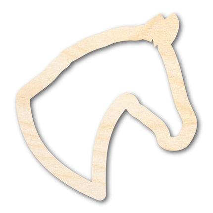 Unfinished Wood Horse Outline Shape | DIY Craft Cutout | up to 46" DIY