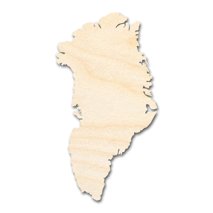 Unfinished Wood Greenland Shape | DIY Craft Cutout | up to 46" DIY