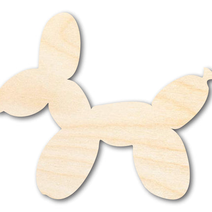 Unfinished Wood Balloon Dog Shape | DIY Craft Cutout | up to 46" DIY