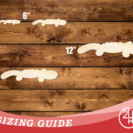 Unfinished Wood Balloon Alligator Shape | DIY Craft Cutout | up to 46" DIY