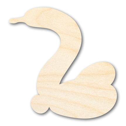 Unfinished Wood Balloon Swan Shape | DIY Craft Cutout | up to 46" DIY