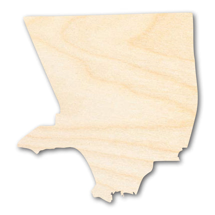 Unfinished Wood Los Angeles LA County Shape | DIY Craft Cutout | up to 46" DIY