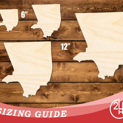 Unfinished Wood Los Angeles LA County Shape | DIY Craft Cutout | up to 46" DIY