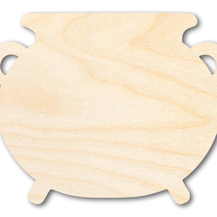 Unfinished Wood Cauldron Shape | DIY Craft Cutout | up to 46" DIY