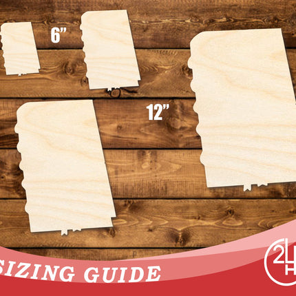 Unfinished Wood Spell Book Shape | DIY Craft Cutout | up to 46" DIY